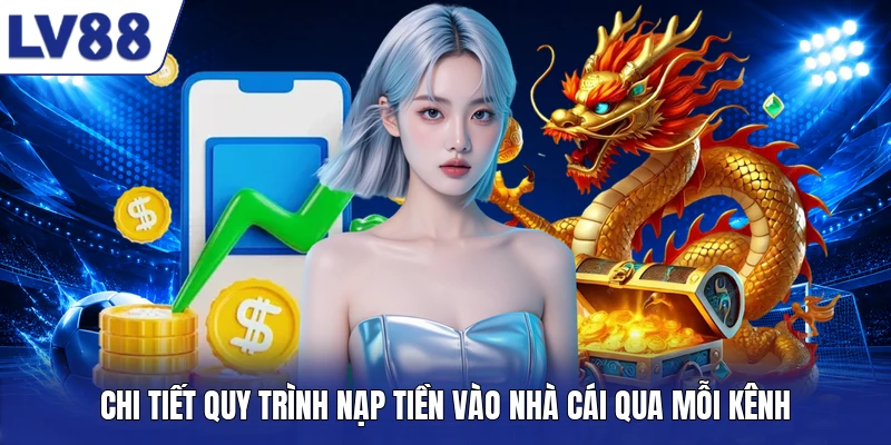 Chi tiết quy trình nạp tiền vào nhà cái qua mỗi kênh