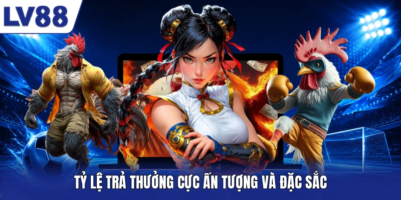 Tỷ lệ trả thưởng cực ấn tượng và đặc sắc